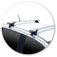 Prorack Black 2 Bar Aero Through Bar kit to suit Ford Ranger Raptor Double Cab 4dr Ute (2018 - 9/2022)