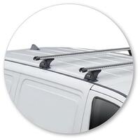 Prorack Black 2 Bar Heavy Duty Through Bar kit to suit Hyundai iLoad 5dr Van (2017 - 2021)