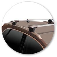 Prorack Silver 2 Bar Aero Through Bar kit to suit Audi Q3/RS Q3 5dr SUV (2019 - Current)