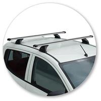 Prorack Black 2 Bar Heavy Duty Through Bar kit to suit Mitsubishi Triton Double Cab 4dr Ute (2015 - 1/2024)