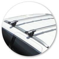 Prorack Silver 2 Bar Aero Through Bar kit to suit Kia Carnival 5dr MPV (2015 - 1/2021)