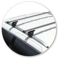 Prorack Silver 2 Bar Heavy Duty Through Bar kit to suit Kia Carnival 5dr MPV (2015 - 1/2021)