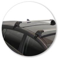 Prorack Silver 2 Bar Aero Flush Bar kit to suit Hyundai Ioniq 5dr Hatch (2/2019 - Current)