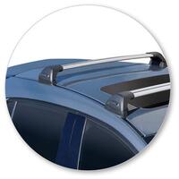 Prorack Silver 2 Bar Aero Flush Bar kit to suit Mazda 3 5dr Hatch (5/2019 - Current)