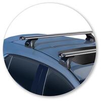 Prorack Silver 2 Bar Heavy Duty Through Bar kit to suit Mazda 3 5dr Hatch (5/2019 - Current)