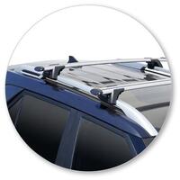 Prorack Silver 2 Bar Aero Through Bar kit to suit Hyundai Venue 5dr SUV (2020 - Current)