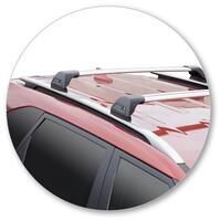 Prorack Silver 2 Bar Aero Flush Bar kit to suit Kia Seltos 5dr SUV (10/2019 - Current)