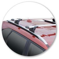 Prorack Black 2 Bar Aero Through Bar kit to suit Kia Seltos 5dr SUV (10/2019 - Current)