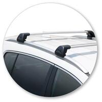 Prorack Black 2 Bar Aero Flush Bar kit to suit Kia Sportage Steel Roof 5dr SUV (8/2018 - 9/2021)