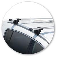 Prorack Silver 2 Bar Aero Through Bar kit to suit Kia Sportage Steel Roof 5dr SUV (8/2018 - 9/2021)