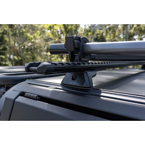 Yakima Black 2 Bar TrimHD Thru Bar Fixed Point Mount Crossbar Kit for Toyota Kluger 5dr SUV (2007 - 2013)