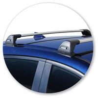 Prorack Silver 2 Bar Aero Flush Bar kit to suit Mazda CX-5 5dr SUV (2017 - Current)