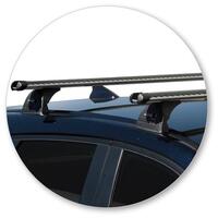 Prorack Silver 2 Bar Heavy Duty Through Bar kit to suit Mazda CX-5 5dr SUV (2017 - Current)