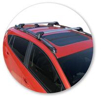 Prorack Silver 2 Bar Aero Flush Bar kit to suit Subaru Crosstrek 5dr SUV (2023 - Current)