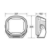 Narva 9&quot; EX2 LED Driving Lights (Single)