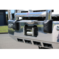ECB Polished Deluxe 3 BullBar Winch Compatible to suit Isuzu NPS NH 4X4 2008 - Onwards