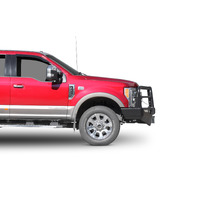 ECB Black Ripple Winch BullBar with Bumper Lights to suit Ford F250 Super Duty Limited 06/18 - Onwards