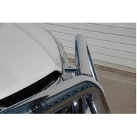 ECB Black Ripple BullBar with Bumper Lights to suit Toyota Kluger 03/14 - 10/16