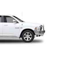 ECB Textura Black Winch BullBar with Bumper Lights to suit Dodge Ram 1500 DS Laramie 07/18 - Onwards