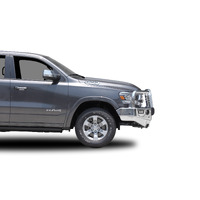 ECB Black Ripple Winch BullBar with Bumper Lights to suit Dodge Ram 1500 DT Petrol 06/19 - Onwards