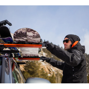 Kuat Grip 4 Ski Carrier (Grey Metallic &amp; Orange Anodize)