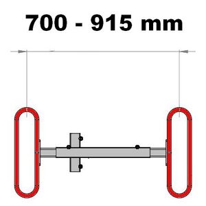 Gripsport Tow Bar Trike Carrier with Small Wheel Spacing (495 - 700mm)