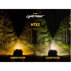 Lightforce HTX2 Driving Light Amber Spot Filter