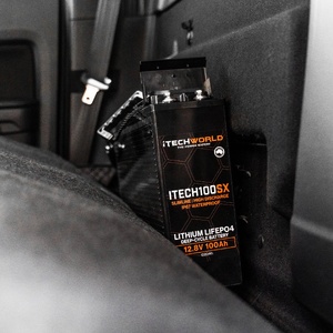 iTechWorld 100AH Slim Lithium Deep Cycle Battery (12V)
