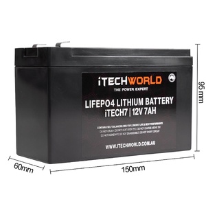 iTechWorld 7AH Lithium Deep Cycle Battery (12V)