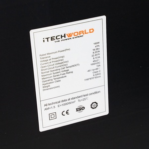iTechWorld 150W Hard Frame Solar Panel (22V)