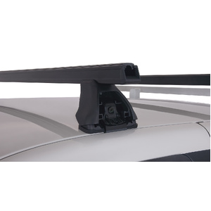 Rhino-Rack JA0130 Heavy Duty 2500 Black 2 Bar Roof Rack for MAZDA Bravo Freestyle Cab 2DR Ute (11/2002-11/2006)