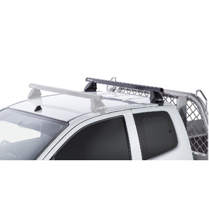 Rhino-Rack JA0215 Heavy Duty 2500 Black 1 Bar Roof Rack (Rear) for ISUZU D-Max Gen2 TF (LS-U/LS-M/X-Runner) Crew Cab 4DR Ute (01/2012-12/2020)