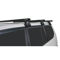 Rhino-Rack JA0675 Heavy Duty RL110 Black 3 Bar Roof Rack for TOYOTA Land Cruiser 80 Series 4DR 4WD (05/1990-03/1998)