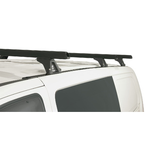 Rhino-Rack JA0821 Heavy Duty RLTF Trackmount Black 3 Bar Roof Rack for HYUNDAI iLoad 2DR Van (01/2008-12/2021)