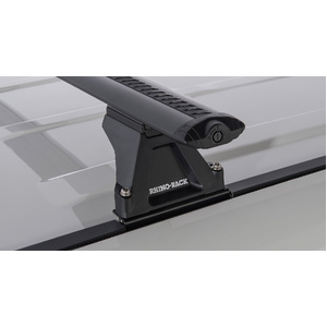 Rhino-Rack JA5753 Vortex RLTF Black 3 Bar Roof Rack for HYUNDAI iLoad 2DR Van (01/2008-12/2021)