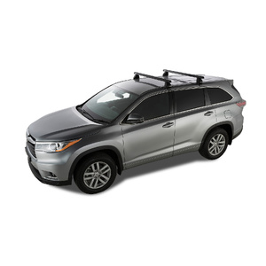 Rhino-Rack JA6013 Heavy Duty 2500 Black 2 Bar Roof Rack for TOYOTA Kluger (GX) Gen3 XU50 Bare Roof 5DR SUV (03/2014-12/2021)