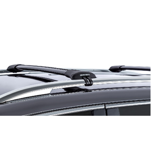 Rhino-Rack JA7969 Vortex StealthBar Black 2 Bar Roof Rack for PORSCHE Cayenne 958 With Roof Rails 4DR SUV (07/2010-05/2018)