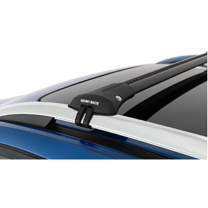 Rhino-Rack JA7970 Vortex StealthBar Black 2 Bar Roof Rack for MG ZS Gen1 With Raised Rail 5DR SUV (01/2017-12/2023)