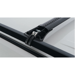 Rhino-Rack JA7971 Vortex StealthBar Black 2 Bar Roof Rack for MITSUBISHI Pajero NS-NX LWB (With Roof Rails) 4DR 4WD (11/2006-Current)