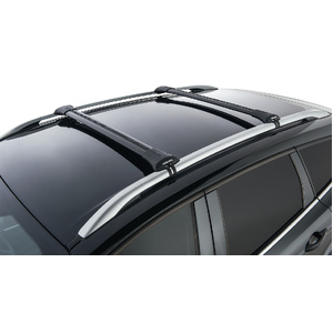 Rhino-Rack JA7971 Vortex StealthBar Black 2 Bar Roof Rack for FORD Kuga With Roof Rails 4DR SUV (05/2013-12/2016)