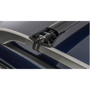 Rhino-Rack JA7973 Vortex StealthBar Black 2 Bar Roof Rack for HOLDEN Captiva CG With Roof Rails 4DR Wagon (10/2006-02/2011)