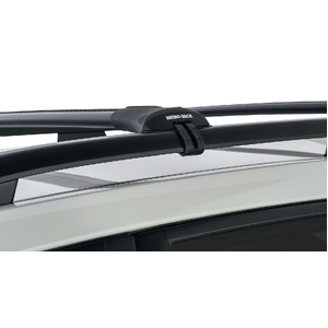 Rhino-Rack JA7973 Vortex StealthBar Black 2 Bar Roof Rack for SUBARU Forester Gen4 SJ With Roof Rails 5DR SUV (02/2013-08/2018)