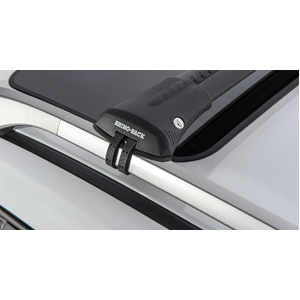 Rhino-Rack JA7973 Vortex StealthBar Black 2 Bar Roof Rack for HOLDEN Captiva 7 CG Series II With Roof Rails 4DR Wagon (02/2011-Current)