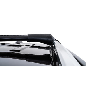 Rhino-Rack JA7975 Vortex StealthBar Black 2 Bar Roof Rack for MG GS With Roof Rails 5DR SUV (01/2017-Current)