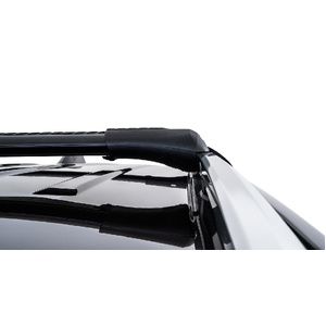Rhino-Rack JA7975 Vortex StealthBar Black 2 Bar Roof Rack for HYUNDAI Santa Fe With Roof Rails 4DR SUV (11/2000-04/2006)
