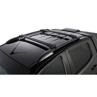 Rhino-Rack JA7980 Vortex StealthBar Black 2 Bar Roof Rack for JEEP Renegade BU With Roof Rails 4DR SUV (07/2015-Current)