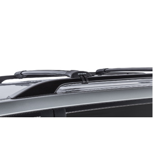 Rhino-Rack JA7981 Vortex StealthBar Black 2 Bar Roof Rack for GWM Cannon Gen 1 Double Cab Raised Rails 4DR Ute (01/2020-Current)