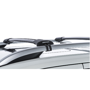 Rhino-Rack JA7987 Vortex StealthBar Black 2 Bar Roof Rack for SUBARU XV Gen 2 With Roof Rails 5DR SUV (01/2017-12/2023)