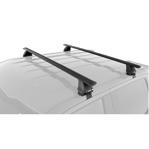 Rhino-Rack JA8133 Vortex 2500 Black 2 Bar Roof Rack for FORD F150 14th Gen Super Crew 4DR Ute (01/2021-Current)