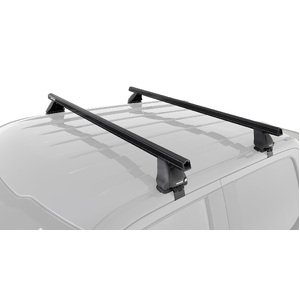 Rhino-Rack JA8135 Heavy Duty 2500 Black 2 Bar Roof Rack for CHEVROLET Silverado 1500 Gen4 Double Cab 4DR Ute (01/2019-Current)